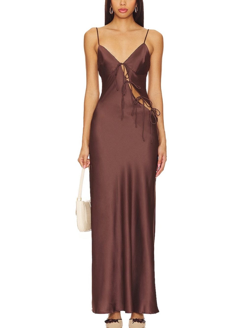NWT Lioness About A Girl maxi in chocolate, XS